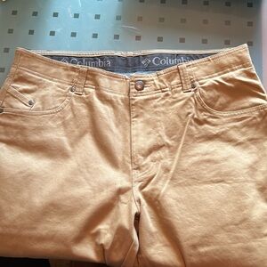 mens columbia khaki pants size 36 nwt